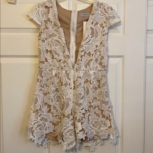 Lioness Lace Romper